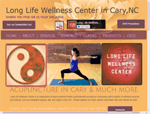 Tablet Screenshot of longlifewellnesscenter.com